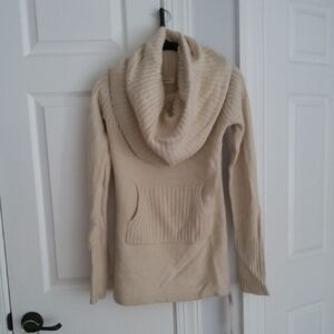 ANTHROPOLOGIE Cream Cowl Neck Women’s Sweater